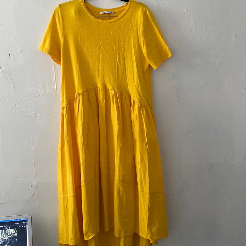 Yellow summer dress